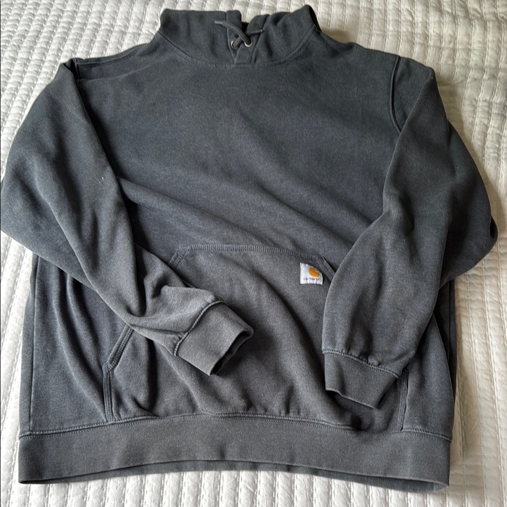 Carhartt Gray Zip Up Sweater